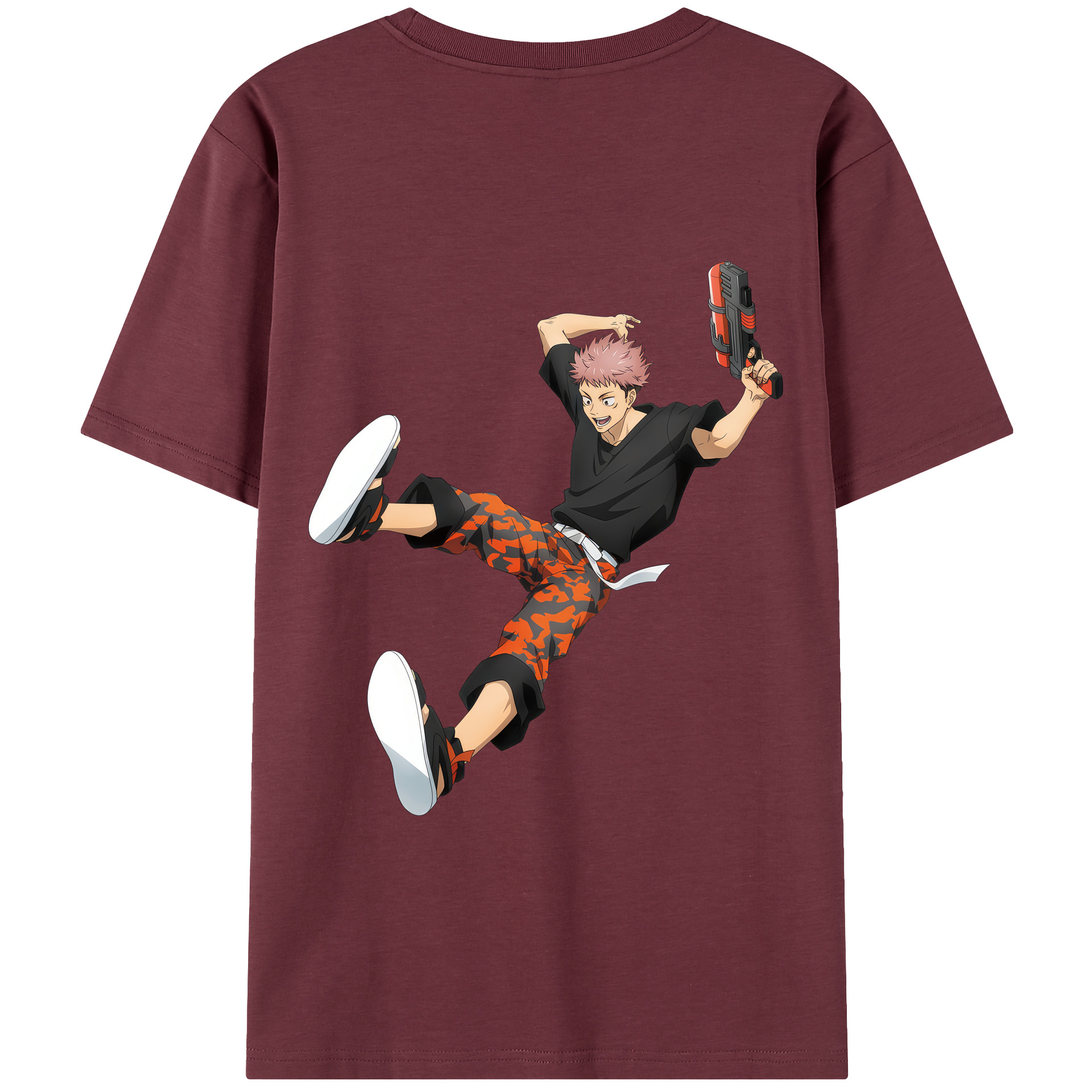 （画像用） 呪術廻戦 Jujutsu Kaisen 綿100％半袖Tシャツ（背面プリント）